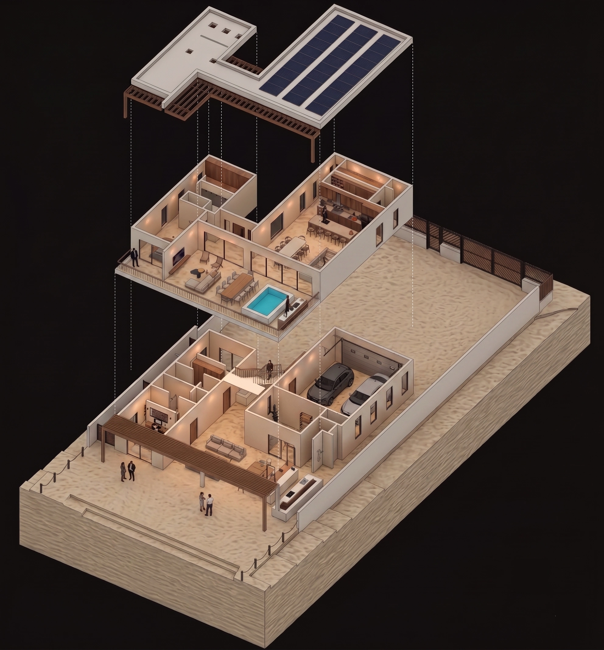 3D visualization step-by-step BIM walkthrough